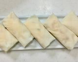 簡単！海老とタマゴのパリパリ揚げ春巻き〜作り方5写真