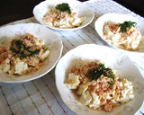 くずし豆腐と鮭の簡単和え～☆作り方4写真