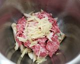 ホットクック❤️牛肉とごぼうの甘辛煮♪作り方3写真