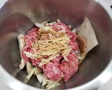 ホットクック❤️牛肉とごぼうの甘辛煮♪作り方4写真