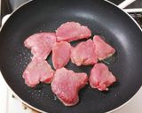 ニラこんぶ味噌（豚ヒレ肉のソテー）作り方3写真
