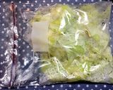 キャベツのごまラー油和え（粉ラー油）作り方2写真