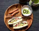 夢のコラボ☆「オシャレ野菜サンド♪」作り方4写真