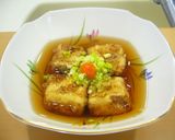 簡単♪　汁も飲める主役の揚げ出し豆腐作り方8写真