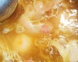簡単★半熟卵とほうれん草のカレースープ作り方4写真
