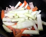 簡単っ☆豚こまポン酢炒め作り方5写真