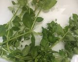 エビ塩くるみとハコベのパスタ作り方3写真