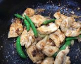 スナップエンドウと鶏の炒物【JA福岡市】作り方5写真