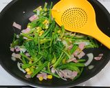 ほうれん草とベーコンの味噌クリーム焼き作り方1写真