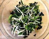 【作り置き】ほうれん草ともやしの海苔和え作り方6写真