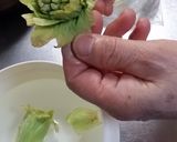 春の味覚☆ふきのとうの天ぷら&味噌汁作り方3写真