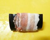 なすの豚ばら肉巻き★ステーキソースがけ作り方5写真