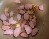 菜花（なばな）とソーセージのスパゲッティ作り方6写真