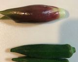 【超簡単】オクラとみょうがのお味噌汁作り方1写真