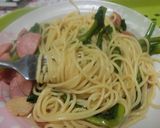菜花（なばな）とソーセージのスパゲッティ作り方10写真