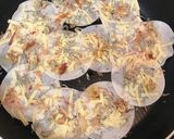 ☆餃子の皮で和風ピザ☆おつまみにも最適☆作り方4写真