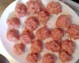 作りおきやお弁当に!簡単電子レンジ肉団子作り方4写真