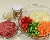 ［簡単時短 たっぷり野菜ドライカレー ］作り方1写真