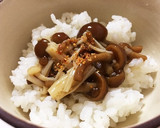 ご飯がすすむっなめことエノキのめんつゆ煮作り方8写真