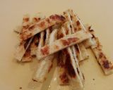 蕨の出汁浸しと油揚げのピリ辛甘味噌和え作り方4写真