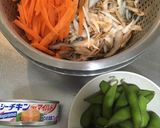 簡単！あっさりツナゴボウサラダ【ヘルシー作り方1写真