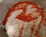 蕨の出汁浸しと油揚げのピリ辛甘味噌和え作り方6写真
