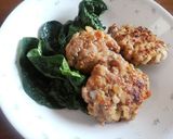豚ひき肉とレンコンのふんわりハンバーグ作り方11写真