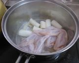 鶏手羽先と里芋の味噌煮作り方3写真