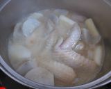 鶏手羽先と里芋の味噌煮作り方4写真