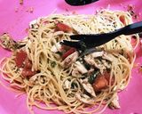 トマト ささみ 大葉 冷製パスタ作り方5写真