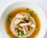 炊飯器で♪おっきい大根とベーコンのスープ作り方5写真