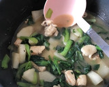 小松菜と胸肉のとろり中華炒め作り方3写真