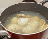 ホンビノス貝のラーメン作り方2写真