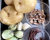 プロ直伝・フキノトウのポテトサラダ作り方1写真