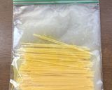 準備にこつ春キャベツ＆ウインナーのパスタ作り方1写真