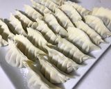 ヘルシー餃子！鶏ひき肉しそ（ニンニク無）作り方3写真