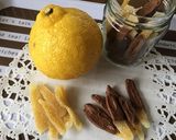デコポンのピール&チョコピール作り方16写真