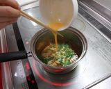 三つ葉のかきたま汁作り方4写真