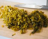 ご飯のおとも　高菜のピリ辛炒め作り方2写真