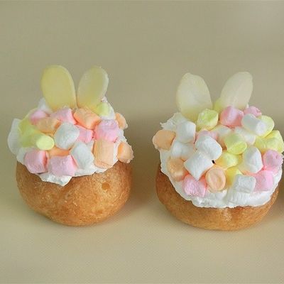 うさぎのミニシュークリーム＊イースター by BiBiすみれ