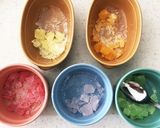 さくらんぼのステンドグラスクッキー作り方1写真