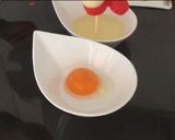 食パンくりぬき、ハム卵チーズのトースト作り方2写真