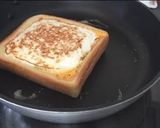 食パンくりぬき、ハム卵チーズのトースト作り方8写真