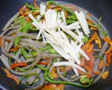 ダイエット！こんにゃくの青椒肉絲風作り方3写真