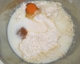 ほんのり味噌の枝豆チーズパンケーキ作り方3写真