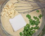 ほんのり味噌の枝豆チーズパンケーキ作り方4写真