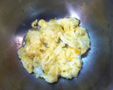 ほうれん草と竹輪と玉子のポン酢炒め作り方3写真