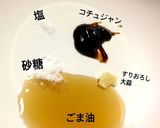 春菊と豚肉の中華サラダ作り方2写真