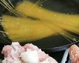スパゲティ　ケチャップ＆ツナ缶作り方2写真