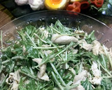 簡単 水菜とササミのピリ辛ゴママヨサラダ作り方3写真
